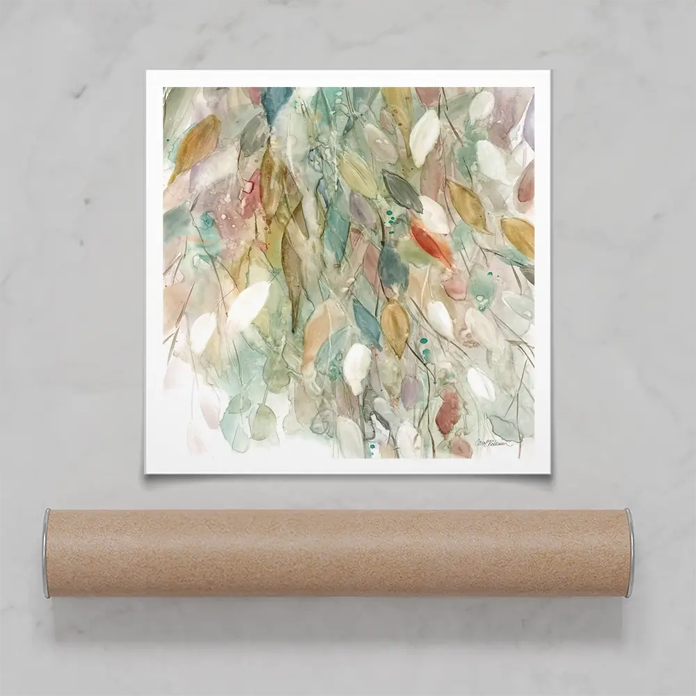 Rainy Cascade Square Art Print Rainy Cascade Square Art Print wall art product Carol Robinson