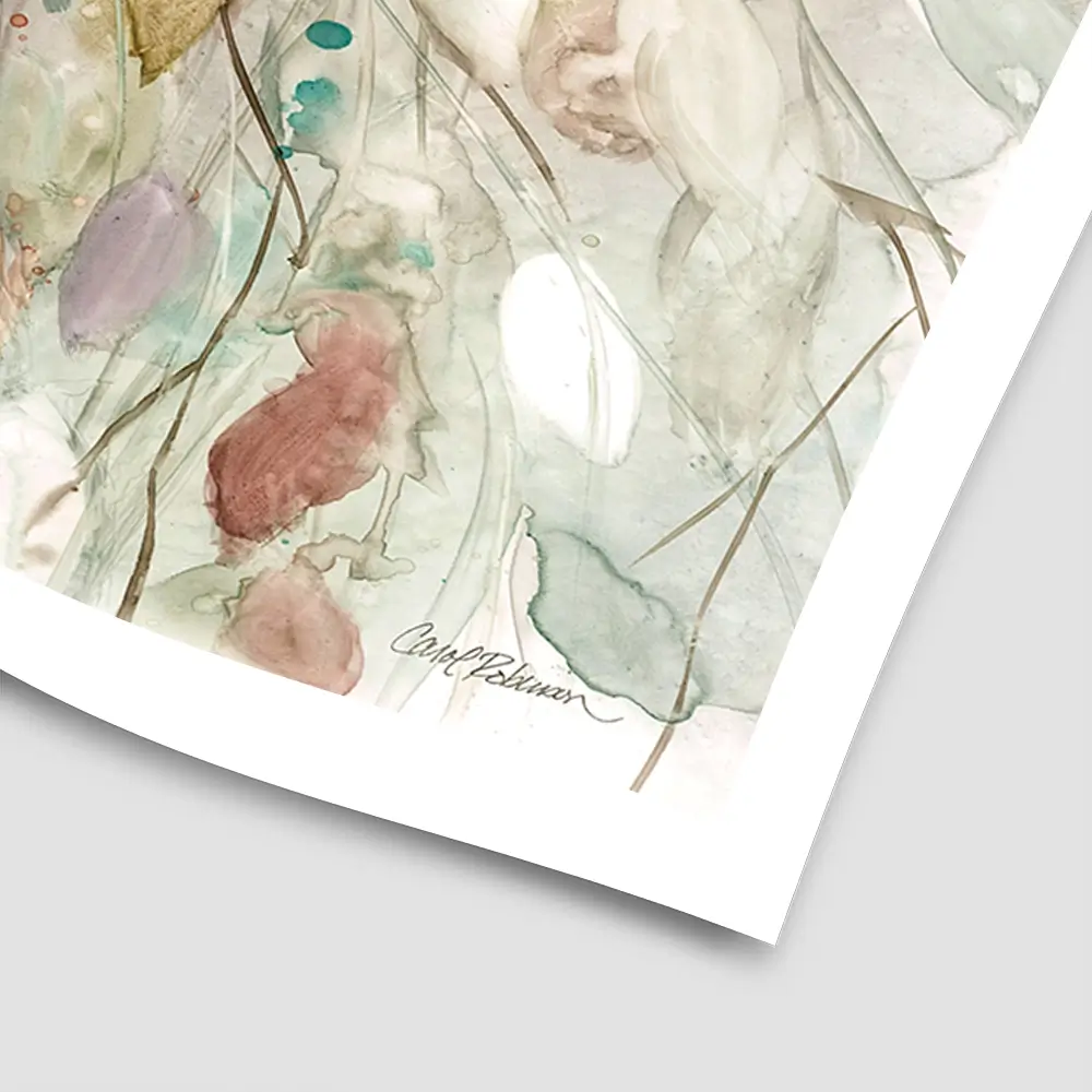 Rainy Cascade Square Art Print Rainy Cascade Square Art Print wall art product Carol Robinson