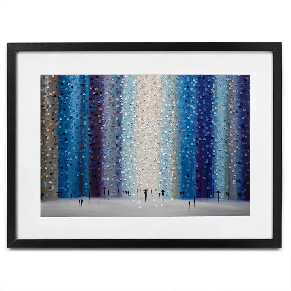 Rainy City For Us Framed Art Print Rainy City For Us Framed Art Print wall art product Ekaterina Ermilkina