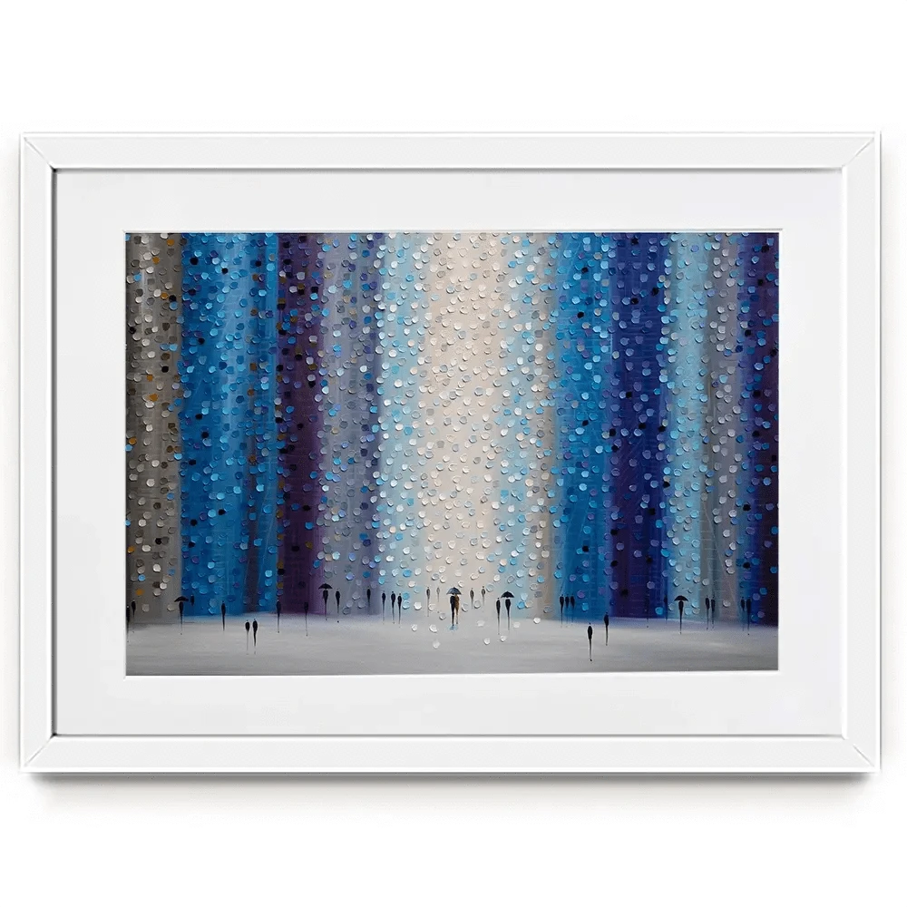 Rainy City For Us Framed Art Print Rainy City For Us Framed Art Print wall art product Ekaterina Ermilkina