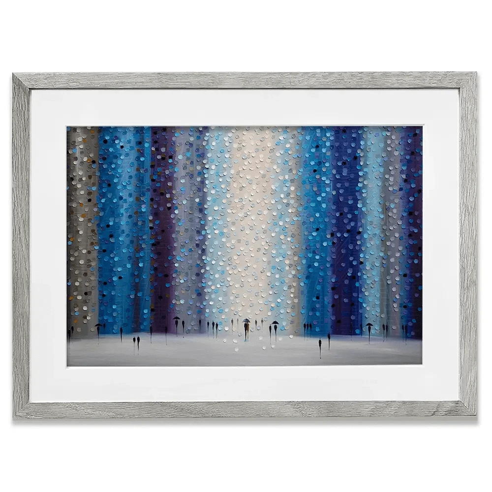 Rainy City For Us Framed Art Print Rainy City For Us Framed Art Print wall art product Ekaterina Ermilkina