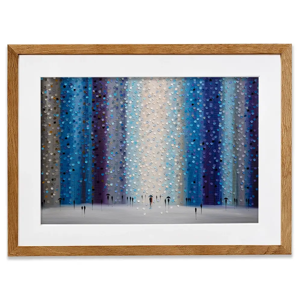 Rainy City For Us Framed Art Print Rainy City For Us Framed Art Print wall art product Ekaterina Ermilkina