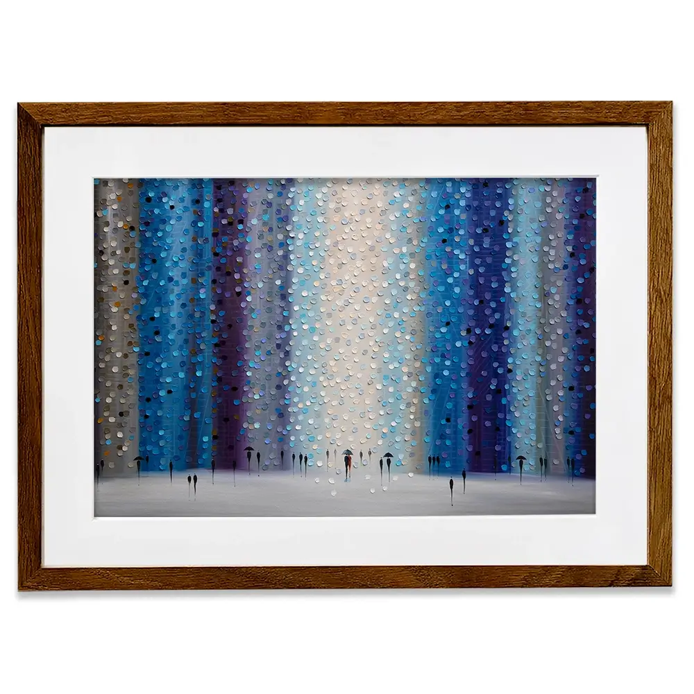 Rainy City For Us Framed Art Print Rainy City For Us Framed Art Print wall art product Ekaterina Ermilkina