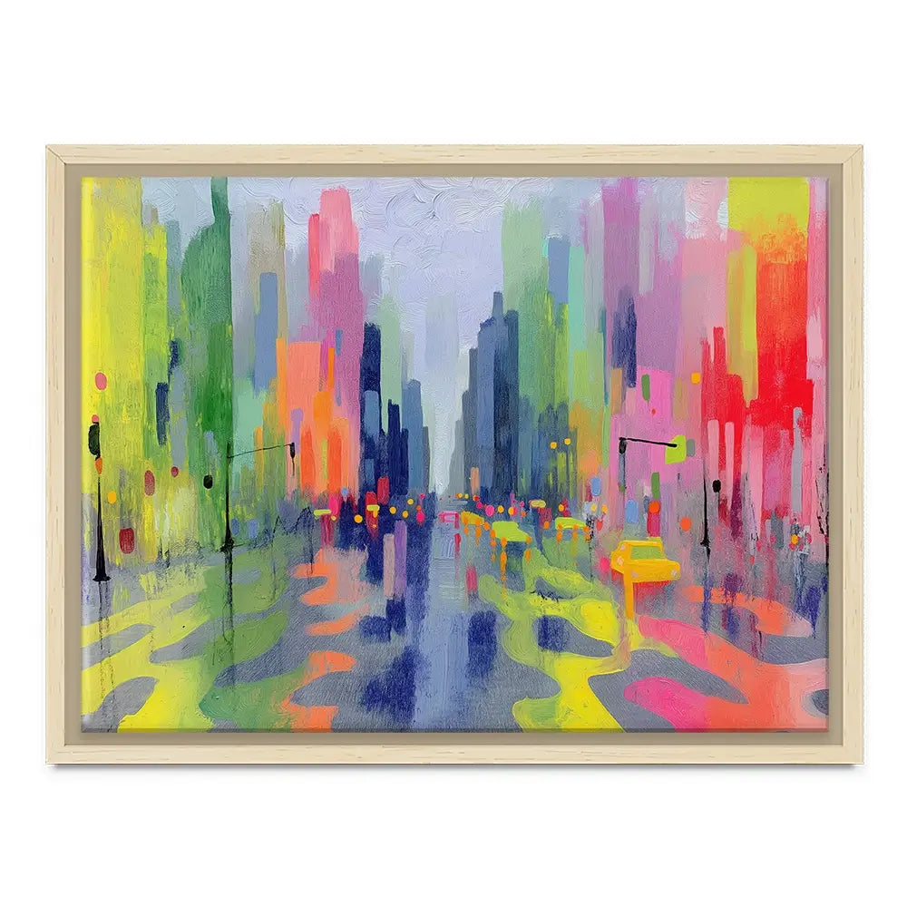 Rainy Crossing Canvas Print Rainy Crossing Canvas Print wall art product Chromatic Storm Studio