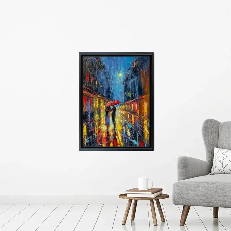 Rainy Date Night Canvas Print Rainy Date Night Canvas Print wall art product David Alexander Elder