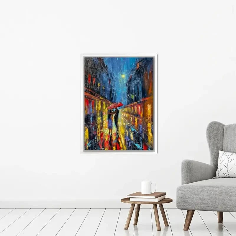 Rainy Date Night Canvas Print Rainy Date Night Canvas Print wall art product David Alexander Elder