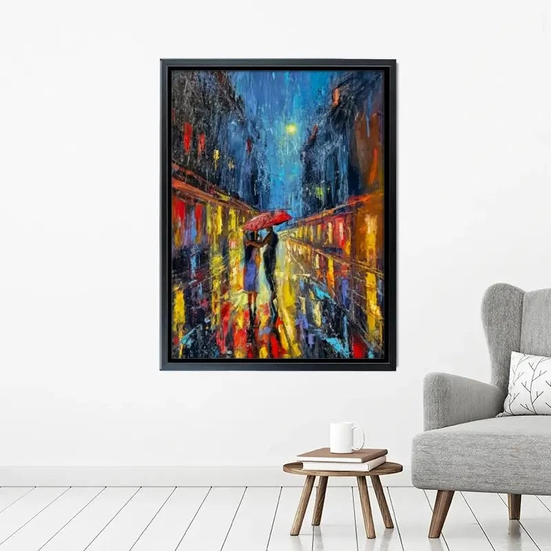 Rainy Date Night Canvas Print Rainy Date Night Canvas Print wall art product David Alexander Elder