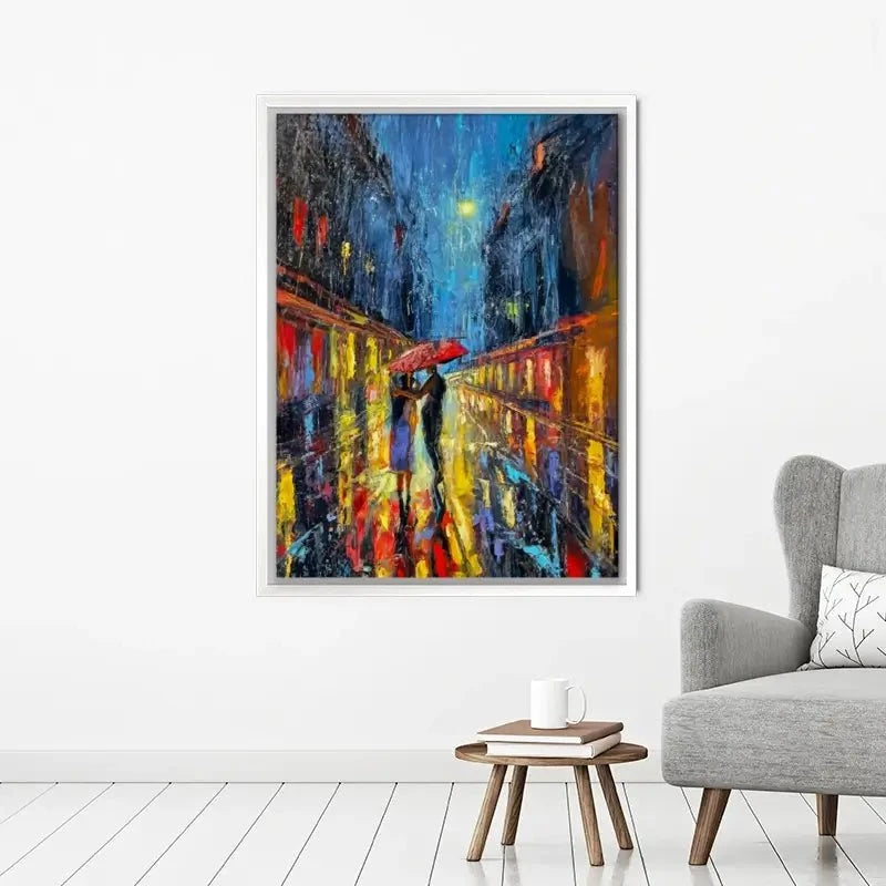 Rainy Date Night Canvas Print Rainy Date Night Canvas Print wall art product David Alexander Elder