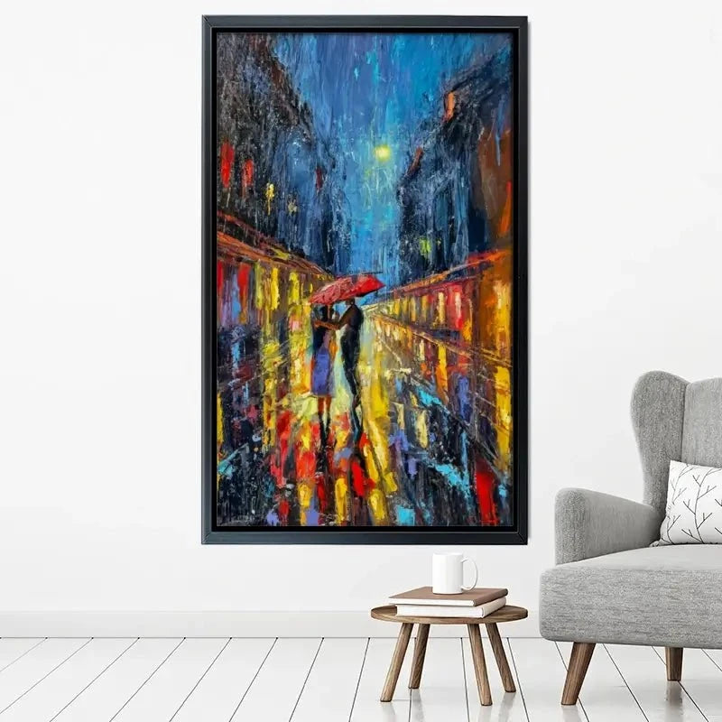 Rainy Date Night Canvas Print Rainy Date Night Canvas Print wall art product David Alexander Elder