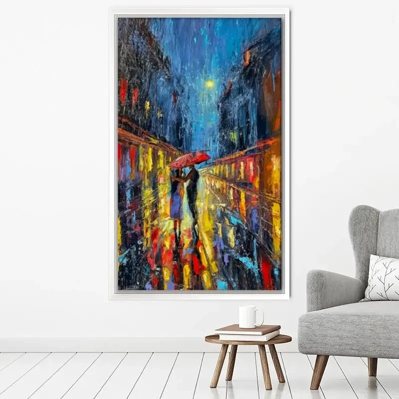 Rainy Date Night Canvas Print Rainy Date Night Canvas Print wall art product David Alexander Elder