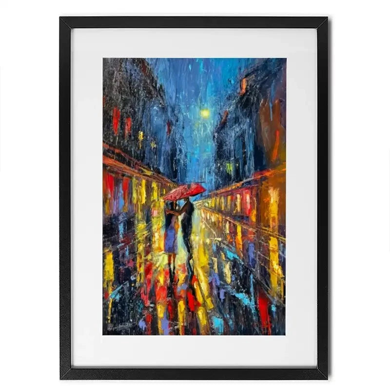 Rainy Date Night Framed Art Print Rainy Date Night Framed Art Print wall art product David Alexander Elder