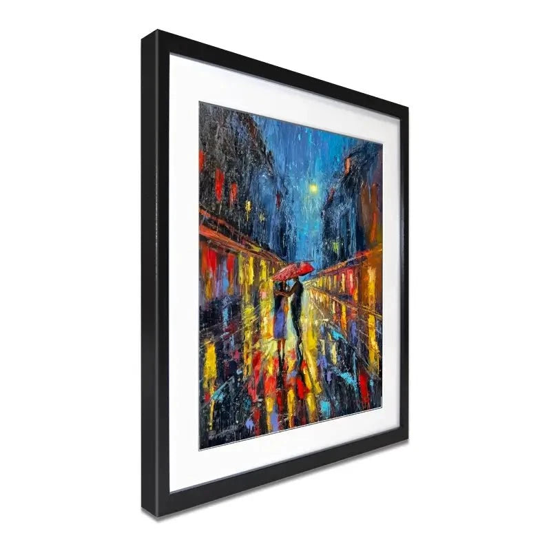 Rainy Date Night Framed Art Print Rainy Date Night Framed Art Print wall art product David Alexander Elder