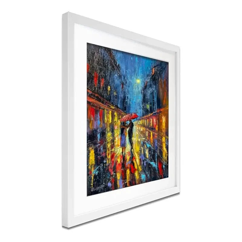 Rainy Date Night Framed Art Print Rainy Date Night Framed Art Print wall art product David Alexander Elder