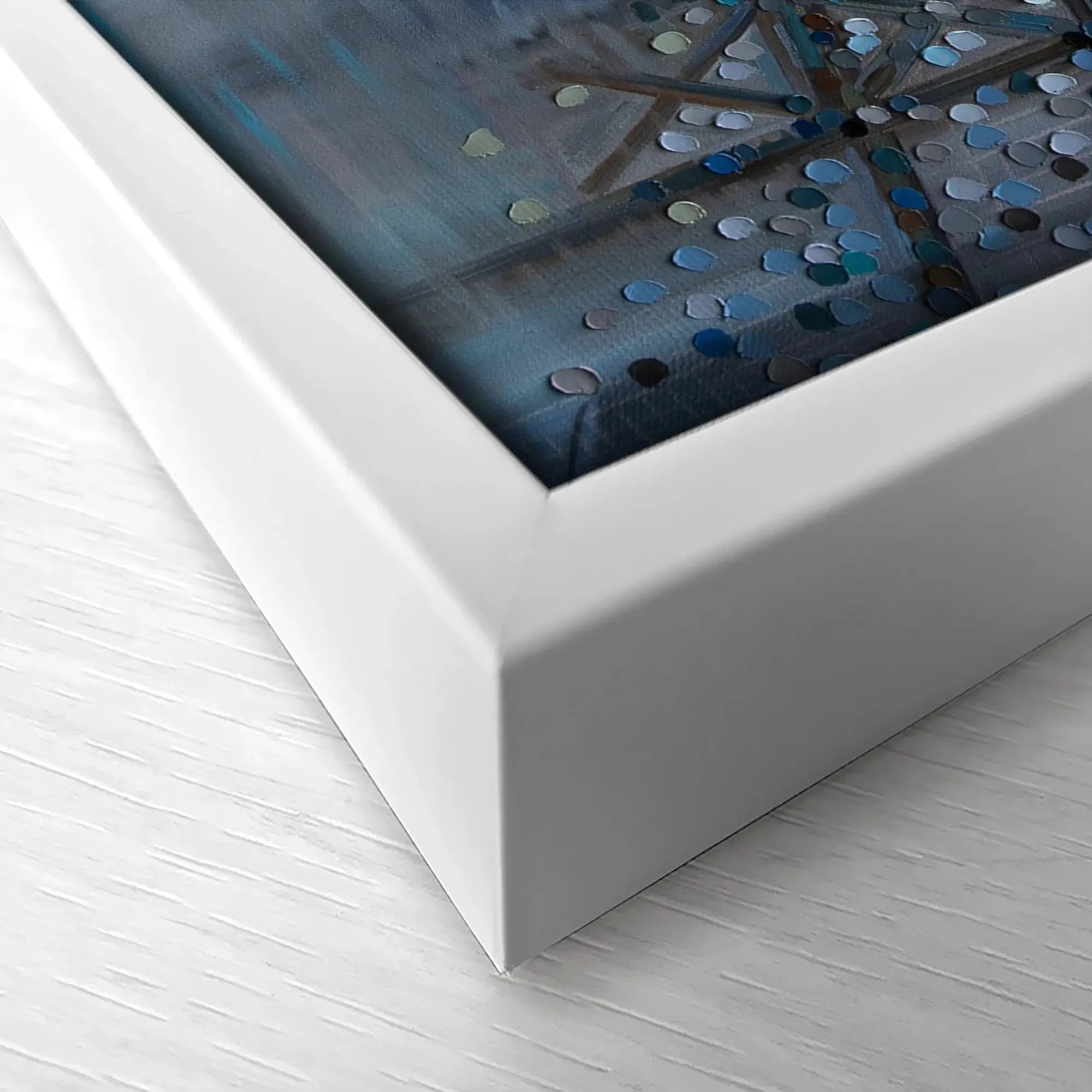 Rainy Date With The Bridge View Canvas Print Rainy Date With The Bridge View Canvas Print wall art product Ekaterina Ermilkina