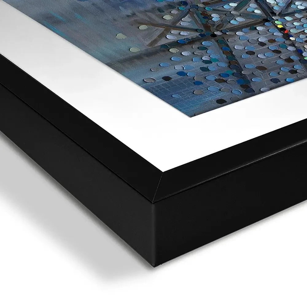 Rainy Date With The Bridge View Framed Art Print Rainy Date With The Bridge View Framed Art Print wall art product Ekaterina Ermilkina