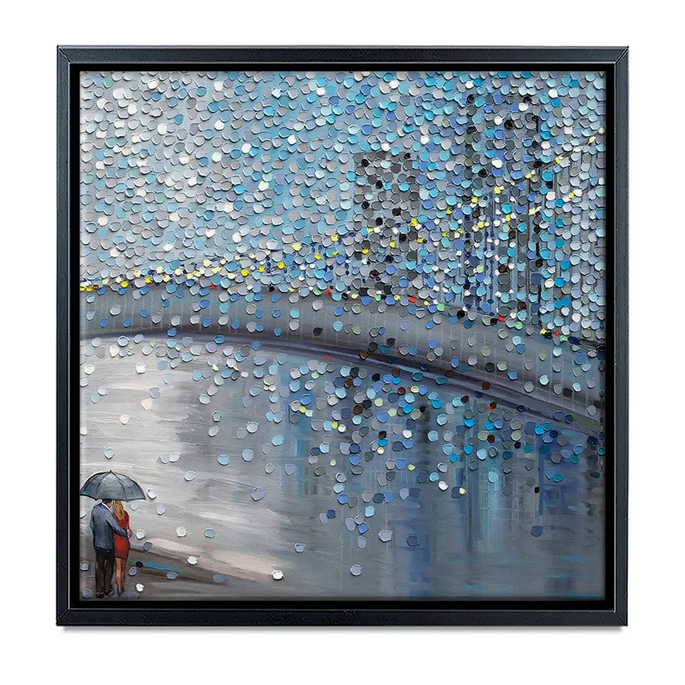 Rainy Date With The Bridge View Oversized Canvas Print Rainy Date With The Bridge View Oversized Canvas Print wall art product Art Print Shop