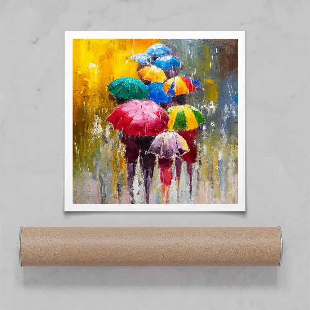 Rainy Day Square Art Print Rainy Day Square Art Print wall art product CYC / Shutterstock