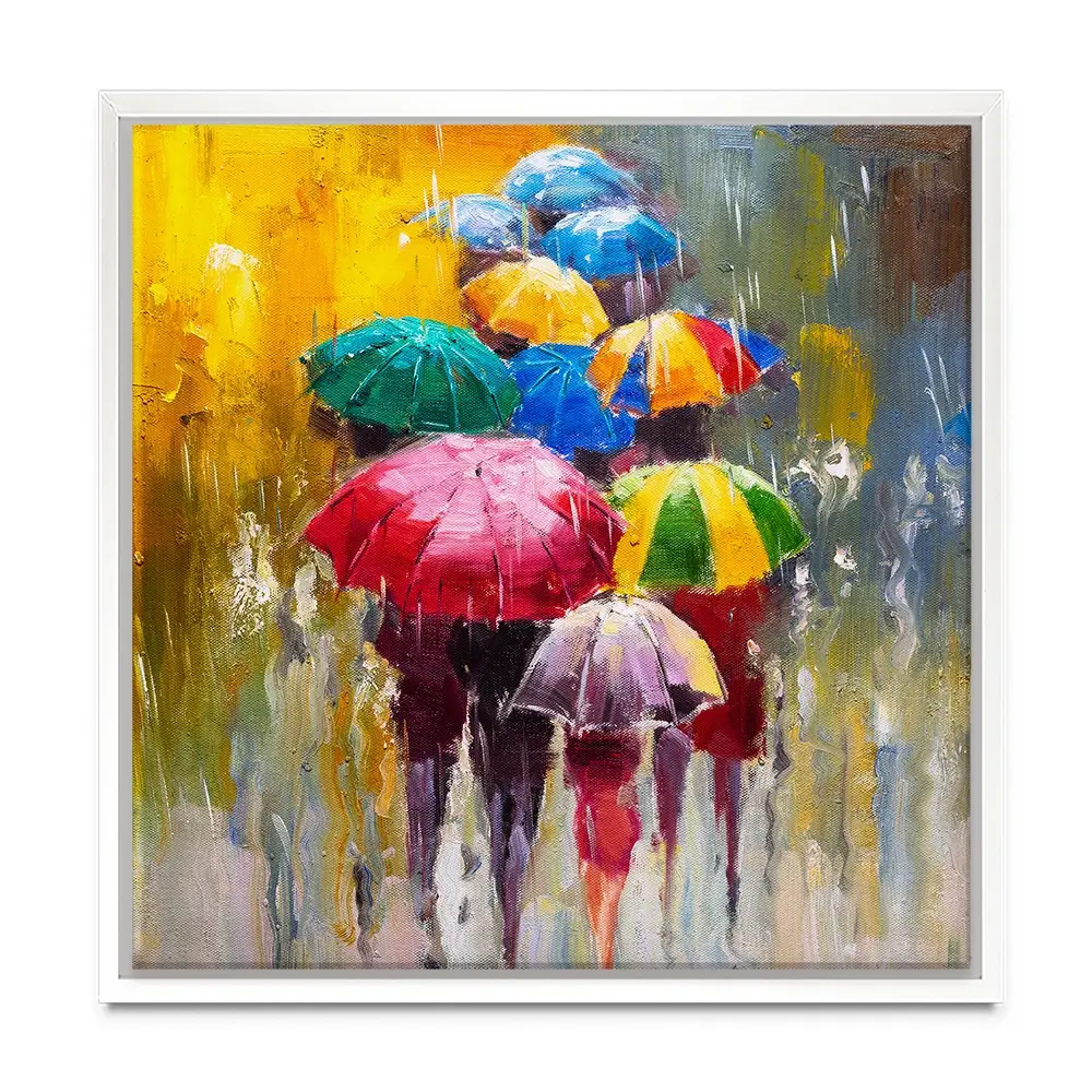 Rainy Day Square Canvas Print Rainy Day Square Canvas Print wall art product CYC / Shutterstock