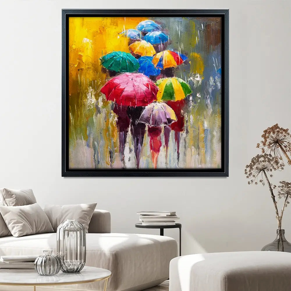 Rainy Day Square Canvas Print Rainy Day Square Canvas Print wall art product CYC / Shutterstock