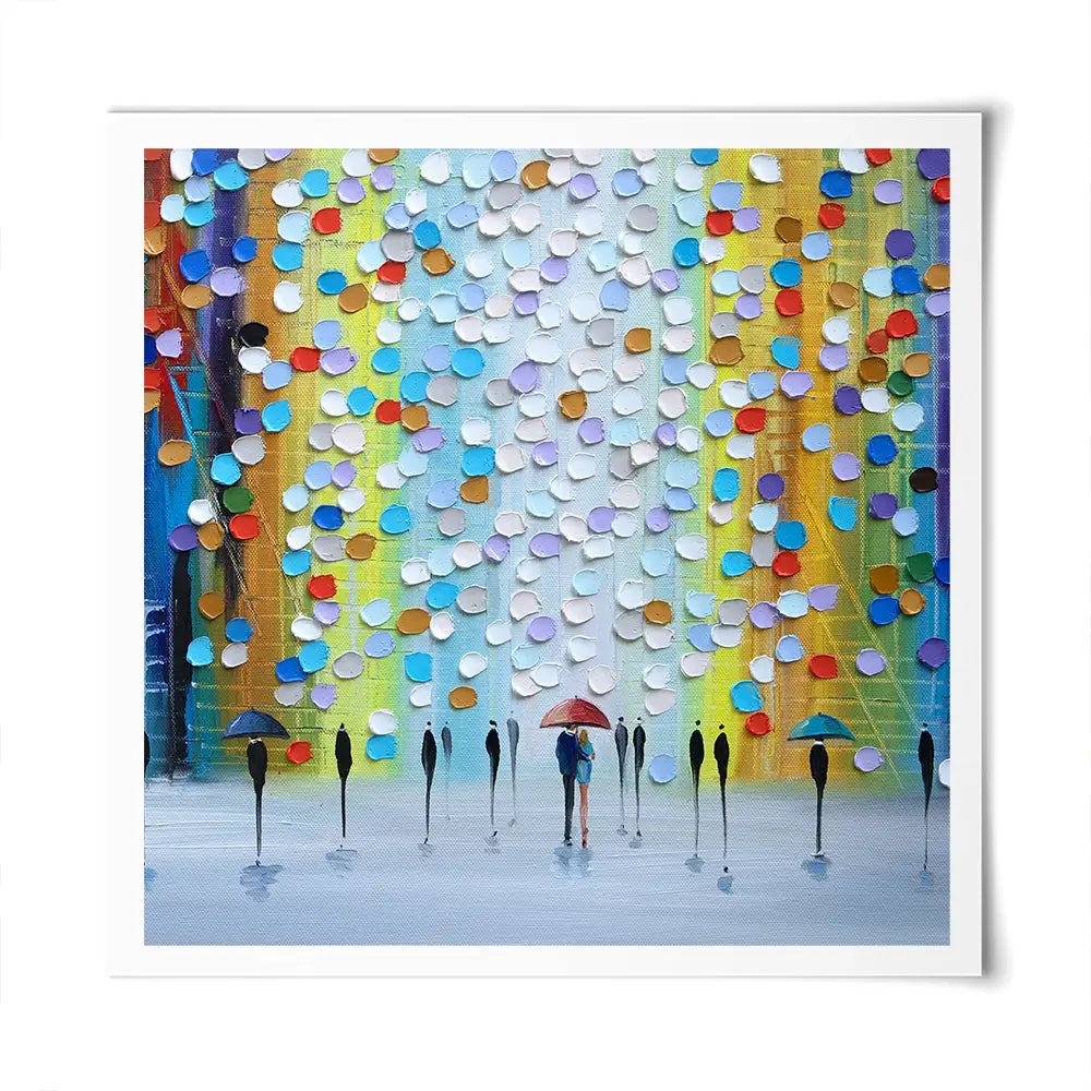 Rainy Fantasy Square Art Print Rainy Fantasy Square Art Print wall art product Ekaterina Ermilkina