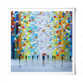 Rainy Fantasy Square Art Print Rainy Fantasy Square Art Print wall art product Ekaterina Ermilkina