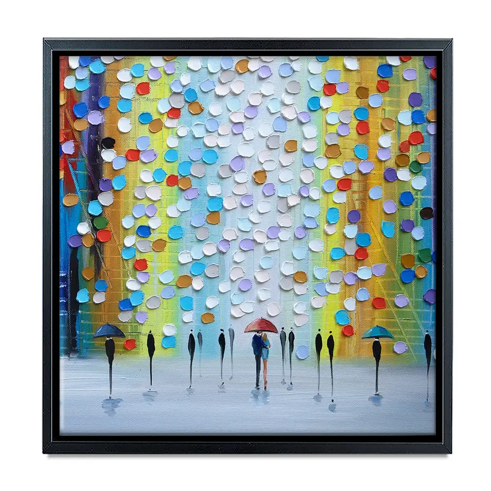 Rainy Fantasy Square Canvas Print Rainy Fantasy Square Canvas Print wall art product Ekaterina Ermilkina