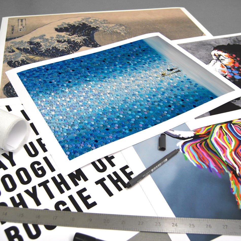 Rainy Streetlight Sonata Art Print wall art product Ekaterina Ermilkina / Independent