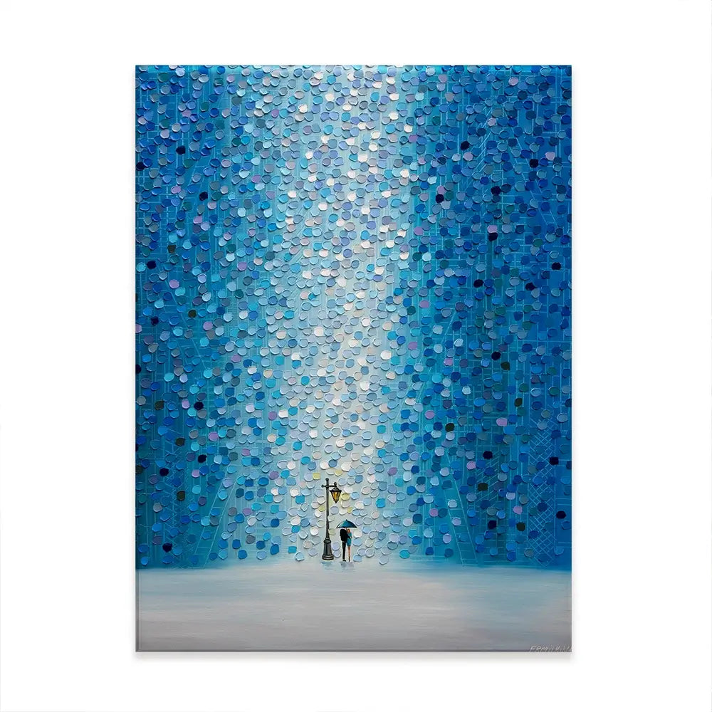 Rainy Streetlight Sonata Canvas Print Rainy Streetlight Sonata Canvas Print wall art product Ekaterina Ermilkina