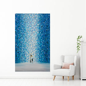 Rainy Streetlight Sonata Canvas Print wall art product Ekaterina Ermilkina / Independent
