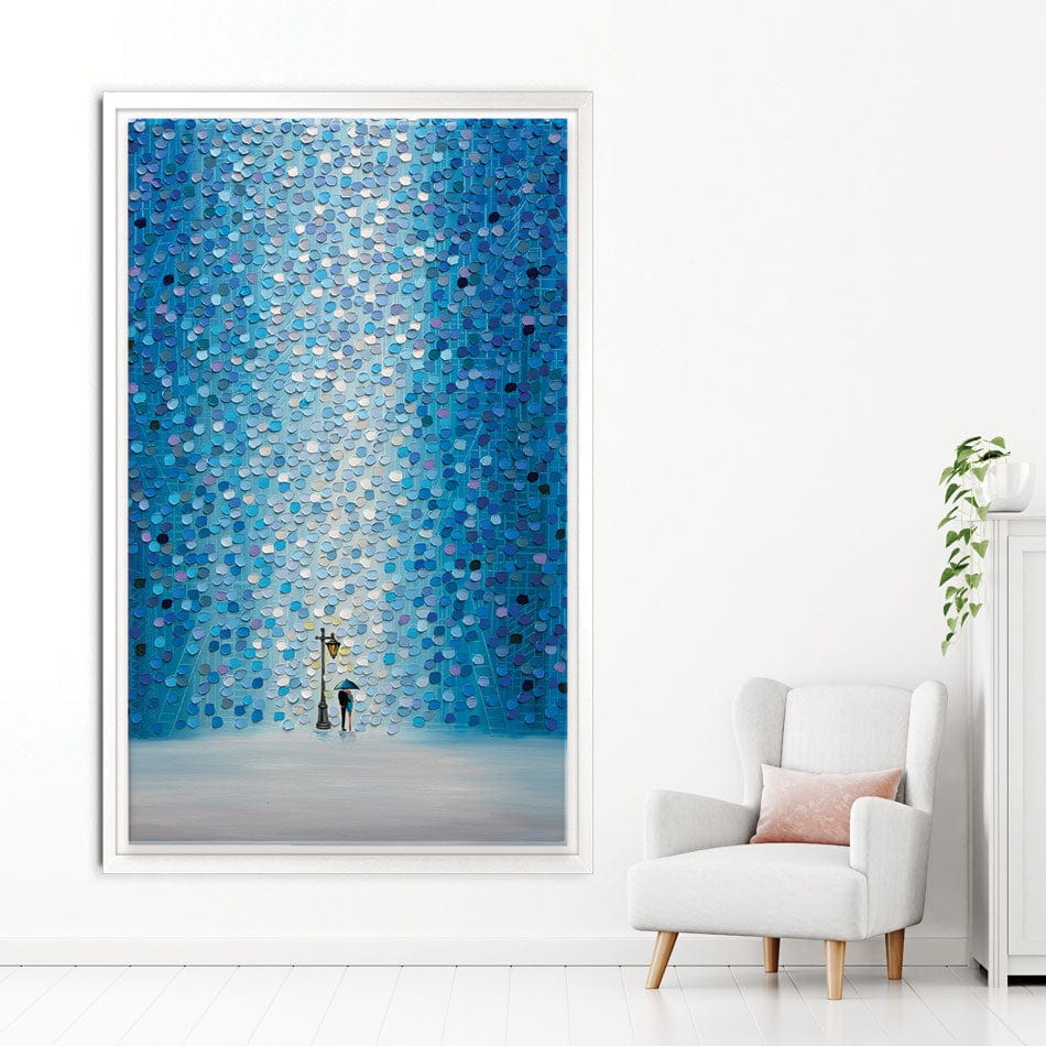 Rainy Streetlight Sonata Canvas Print wall art product Ekaterina Ermilkina / Independent