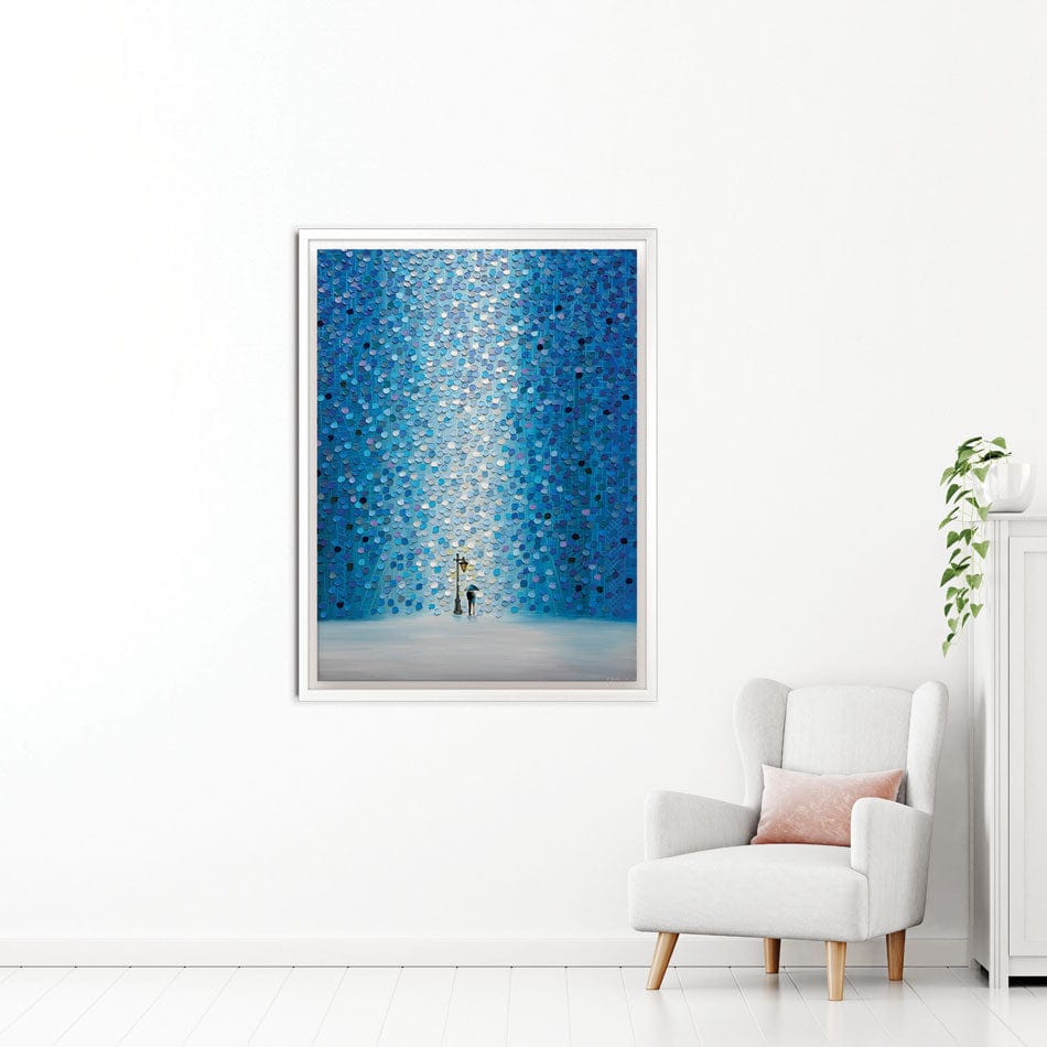 Rainy Streetlight Sonata Canvas Print wall art product Ekaterina Ermilkina / Independent