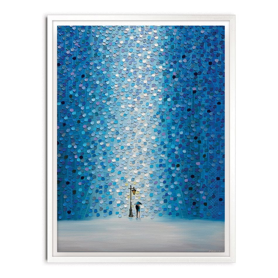 Rainy Streetlight Sonata Canvas Print wall art product Ekaterina Ermilkina / Independent