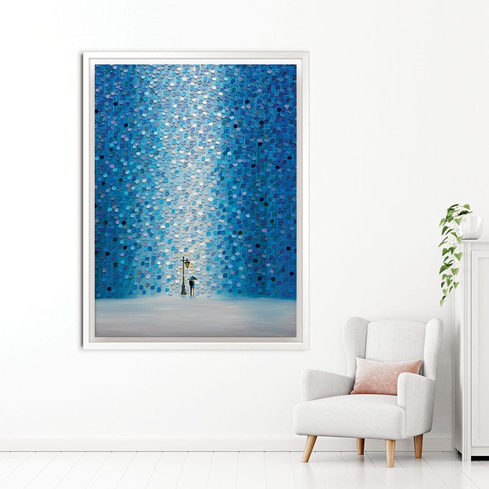 Rainy Streetlight Sonata Canvas Print wall art product Ekaterina Ermilkina / Independent