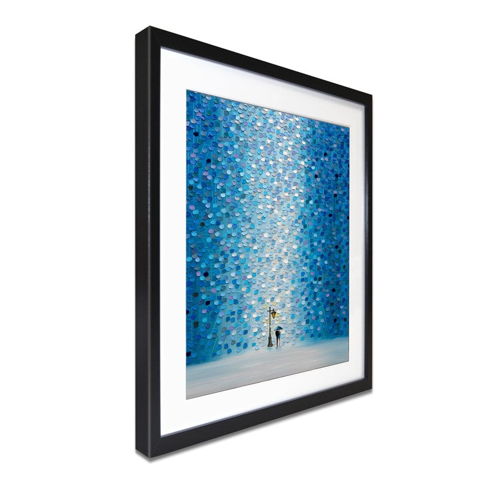 Rainy Streetlight Sonata Framed Art Print wall art product Ekaterina Ermilkina / Independent