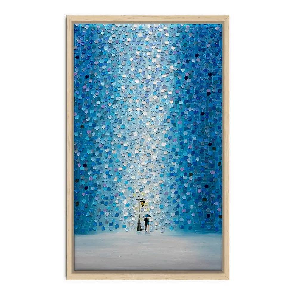 Rainy Streetlight Sonata Oversized Canvas Print Rainy Streetlight Sonata Oversized Canvas Print wall art product Ekaterina Ermilkina