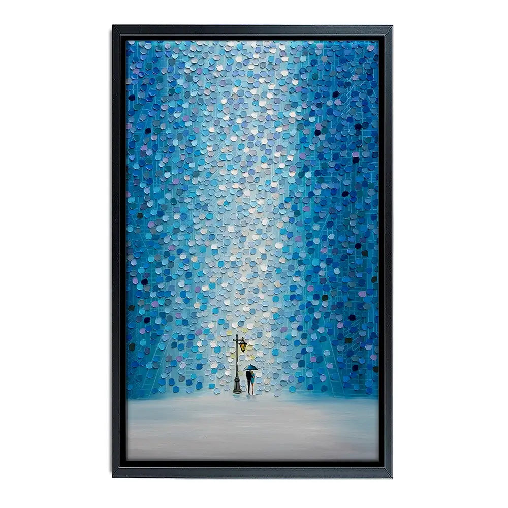 Rainy Streetlight Sonata Oversized Canvas Print Rainy Streetlight Sonata Oversized Canvas Print wall art product Ekaterina Ermilkina