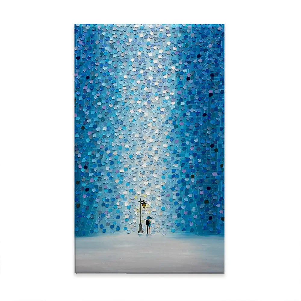 Rainy Streetlight Sonata Oversized Canvas Print Rainy Streetlight Sonata Oversized Canvas Print wall art product Ekaterina Ermilkina