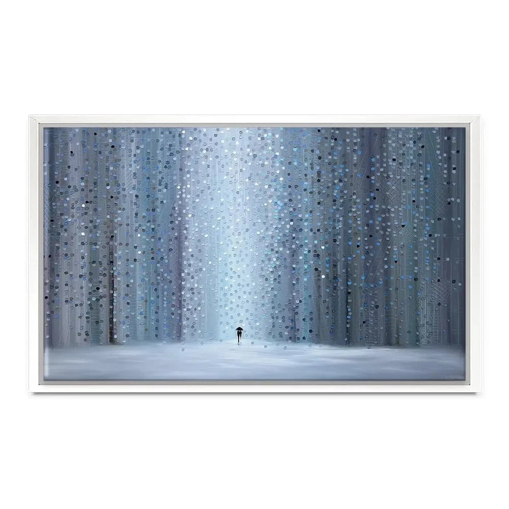 Rainy Stroll Canvas Print Rainy Stroll Canvas Print wall art product Ekaterina Ermilkina