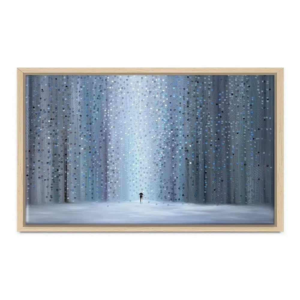 Rainy Stroll Canvas Print Rainy Stroll Canvas Print wall art product Ekaterina Ermilkina