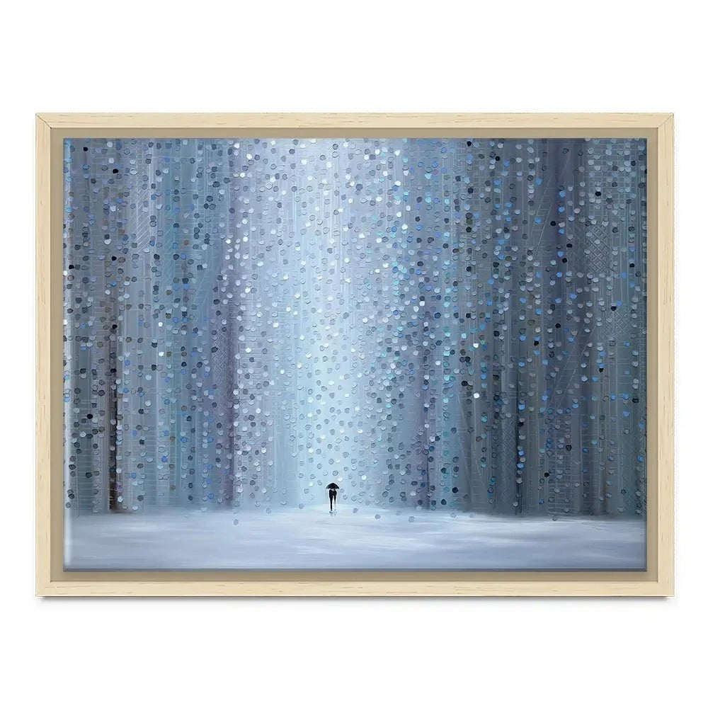Rainy Stroll Canvas Print Rainy Stroll Canvas Print wall art product Ekaterina Ermilkina
