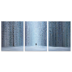 Rainy Stroll Trio Canvas Print Rainy Stroll Trio Canvas Print wall art product Ekaterina Ermilkina
