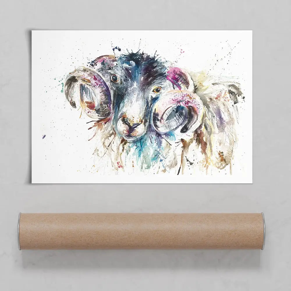 Ram Art Print Ram Art Print wall art product Nicola Jane Rowles