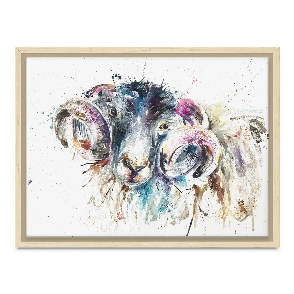 Ram Canvas Print Ram Canvas Print wall art product Nicola Jane Rowles