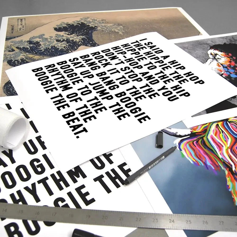 Rappers Delight Art Print Rappers Delight Art Print wall art product K Lyon