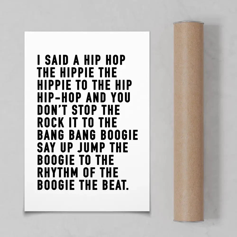 Rappers Delight Art Print Rappers Delight Art Print wall art product K Lyon