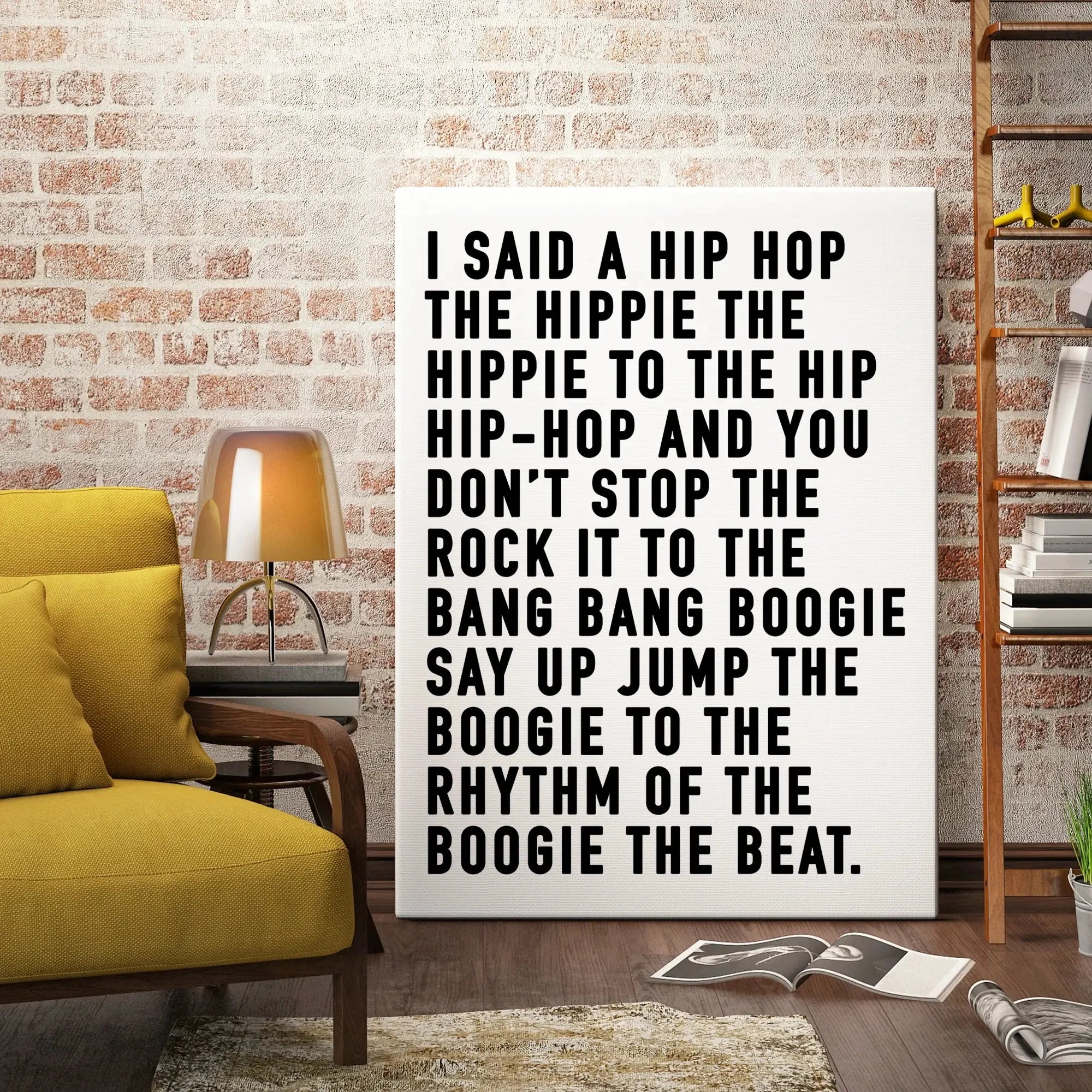 Rappers Delight Canvas Print Rappers Delight Canvas Print wall art product K Lyon