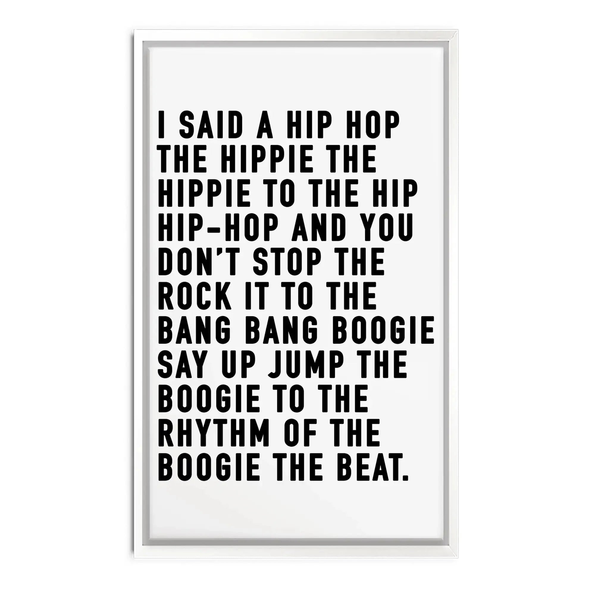 Rappers Delight Canvas Print Rappers Delight Canvas Print wall art product K Lyon