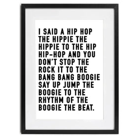 Rappers Delight Framed Art Print Rappers Delight Framed Art Print wall art product K Lyon