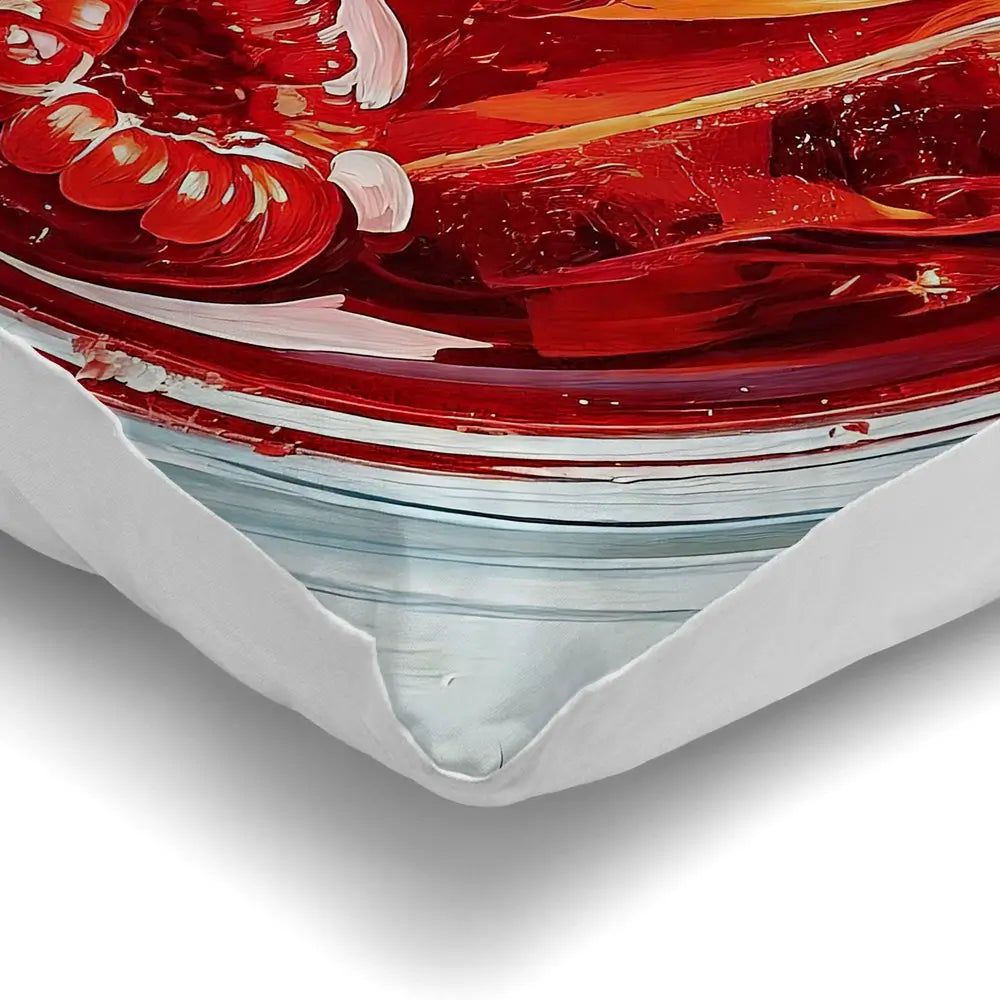 Raspberry Negroni Cocktail Cushion Raspberry Negroni Cocktail Cushion wall art product David Alexander Elder