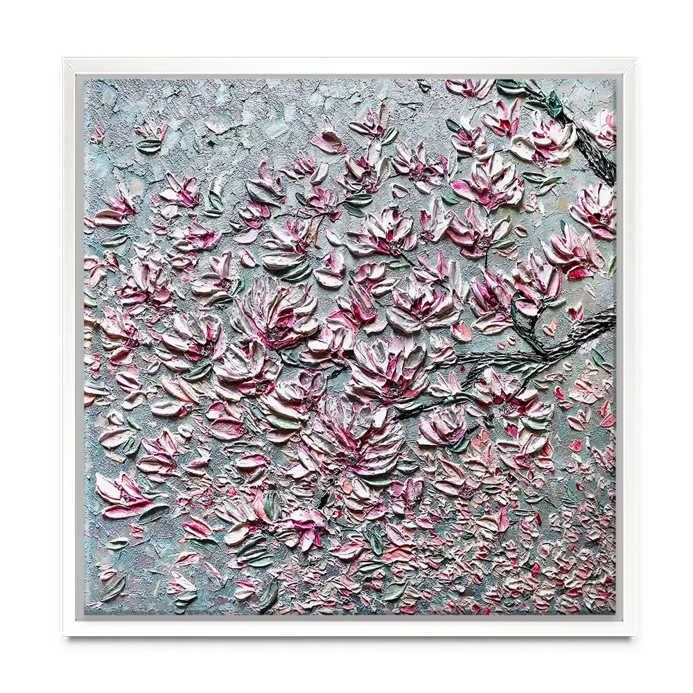 Reach Square Canvas Print Reach Square Canvas Print wall art product Nada Khatib
